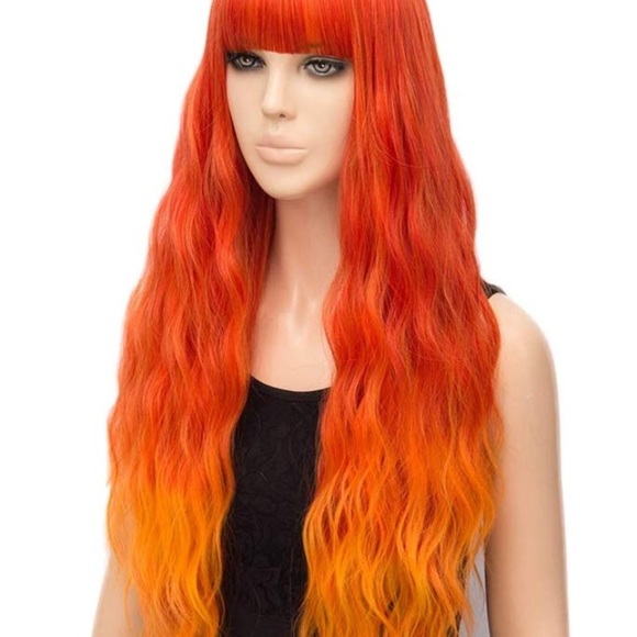 ? Siya Orange ? Ombré COSPLAY  FESTIVAL Wig*NWT* main image 4